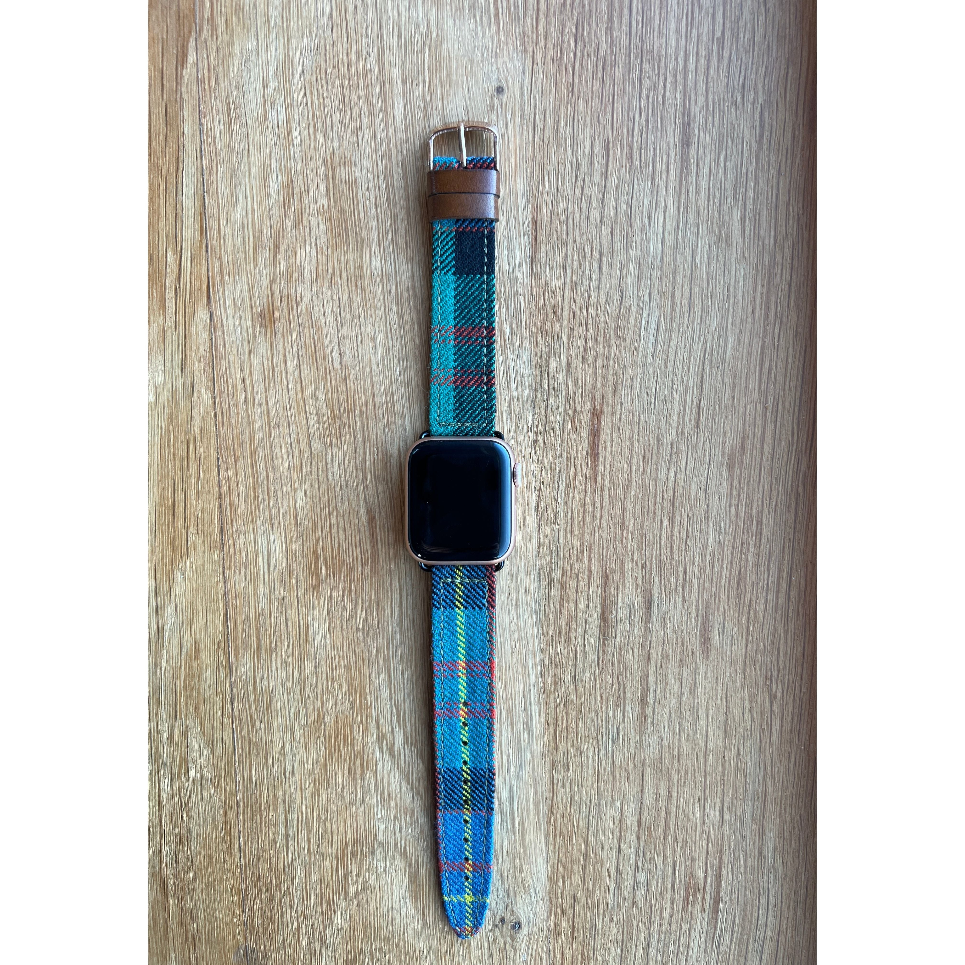 Custom Tartan Apple Watch Straps