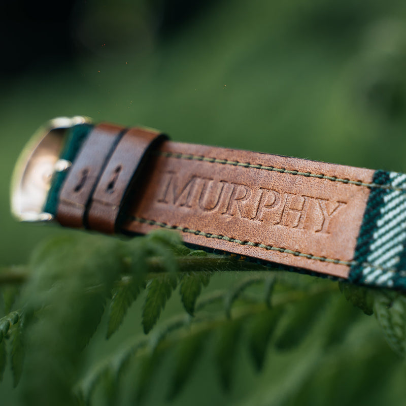 Leather strap imprint